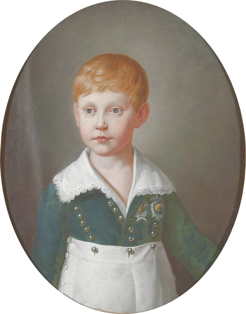 Ritratto di Leopoldo Giuseppe (1813 - 1860), conte di Siracusa, fu il sesto figlio di Francesco I e Maria IsabellaI, Reggia di Caserta